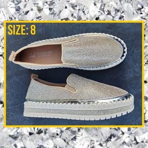 Bling Bling Slip-On Sneakers (Size 8)